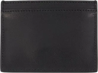 Vivienne Westwood Womens Card Holder - Vivienne Westwood Leather Black Calfskin Accessories Card-Holder