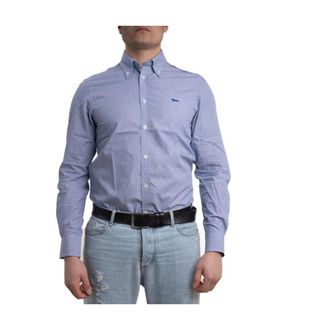 Harmont & Blaine Casual overhemd - Heren - Casual Overhemden - Blauw - XL - Katoen - Overhemden