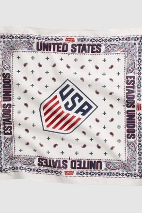 Levi's Bandana Levis U. s. Soccer - Uomo - One Size - Bianco / USA