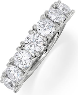 The Diamond Store Chloe 7 Stone Lab Diamond Eternity Ring 2.00CT F/VS in 9K White Gold