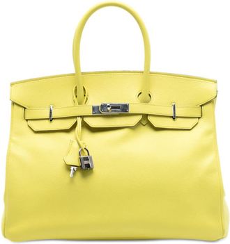 Herm&egrave;s Pre-owned Hermes Epsom Birkin Retourne 35 OL7IFM2JNVOILQET