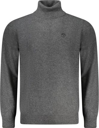 North Sails Poliammide Sweater - Heren - Coltruien - Grijs - S - Truien & Vesten