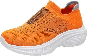 Generic Women Platform Trainers Arch Support Sport Shoes Womens Shoes Ethnic Casual Summer Fashion Hollow Breathable Flat Heel Soft Sole Casual Womens Walking