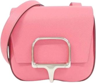 Herm&egrave;s Pre-owned Epsom schoudertas - Dames - Pre-owned - Roze - Maat: ONE Size Leer