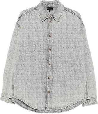 Emporio Armani Printed Cotton Shirt