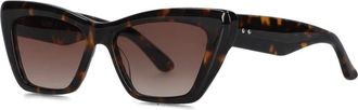 Notre-V Sophia Zonnebril - Dames - Zonnebrillen - Bruin - ONE Size - Accessoires