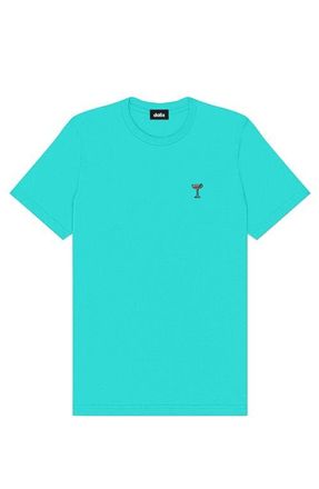 Dalix Mens Coffee Martini Midweight Tee in Teal at Nordstrom, Size Xxx-Large