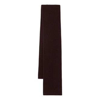 Marc O'Polo Accessoires, Dames, Bruin, ONE Size, Katoen, Katoenen gebreide sjaal