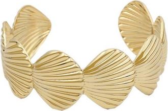 Panacea Shell Cuff Bracelet in Gold at Nordstrom
