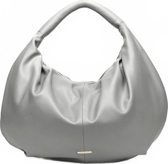 Like Dreams Womens Wanderlust Vegan Hobo Tote Bag In Grey