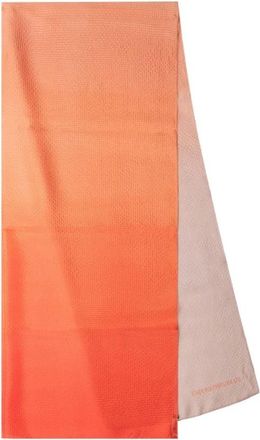 Emporio Armani Accessoires, Dames, Oranje, ONE Size, Geprinte stola