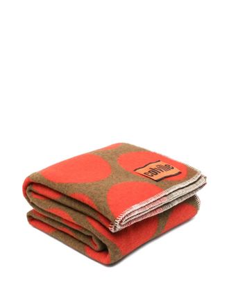 Colville Coperta a pois - Rosso