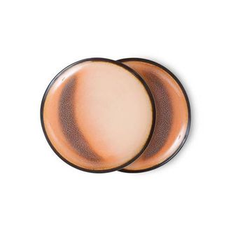 HKliving gebaksbord 70s (&Oslash;17,5 cm) (set van 2)