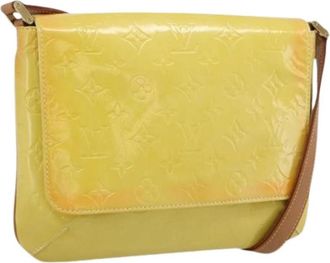 Louis Vuitton Pre-owned Vintage Schoudertas - Dames - Vintage Schoudertas - Geel - ONE Size - Leer - Vintage