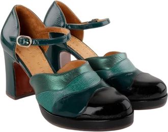 Chie Mihara Metallic Leren Hakken - Dames - Pumps - Veelkleurig - 37 EU - Leer - Schoenen