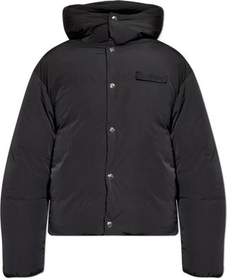 Jacquemus Puffer Jacket - Heren - Winterjassen - Zwart - XL - Leer - Jassen