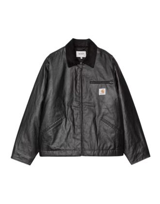 Carhartt Work in Progress Black OG Dean Heavyweight Canvas Quilted Jacket