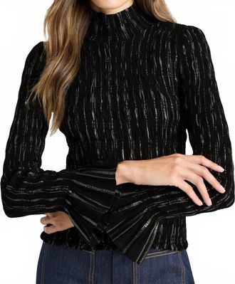 Cinq &agrave; Sept Knit Cooper Top In Black