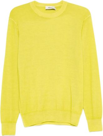 Altea Maglione girocollo in lana - Verde