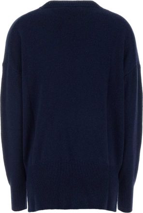 Jil Sander Womens Cashmere Oversize Sweater Navy
