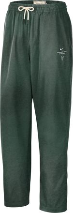 Nike Mens Milwaukee Bucks Standard Issue Woven Basketball Pants in Green | II6191-323