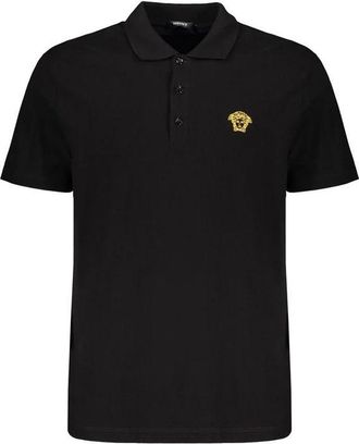 Versace Black Cotton Mens T-Shirt