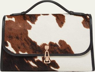 Gabriela Hearst Leonora Medium Pony Hair Top-Handle Bag