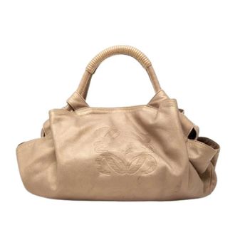 Loewe Pre-owned Aire Hobo Bag - Dames - Vintage Handtas - Beige - ONE Size - Leer - Vintage