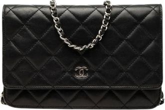 Chanel Pre-owned Wallet on Chain - - Pre-owned - Donna - Nero - ONE SIZE