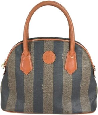 Fendi Pre-owned Vintage Tote Bag - Dames - Vintage Handtas - Bruin - ONE Size - Leer - Vintage