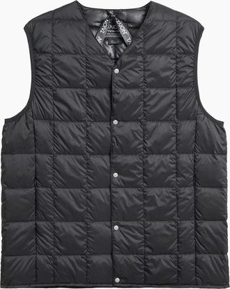 TAION Mens TAION Original V Neck Down Vest - Black - Size: 38/Regular