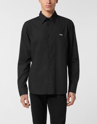 Philipp Plein Shirt Slim Fit Teddy Men in Black at Nordstrom, Size Xxx-Large