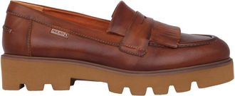 Pikolinos Schoenen, Dames, Bruin, 39 EU, Suède, Bruine dames loafer voor de zomer