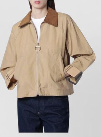 Barbour single breasted coat