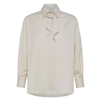 Cruna Shirts, female, White, M, Biker Jacket 102 Top