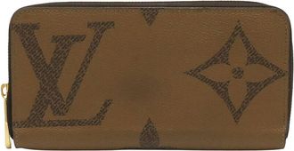 Louis Vuitton Brown Coated/Waterproof Canvas Zippy Wallet (Authentic Pre- Loved)