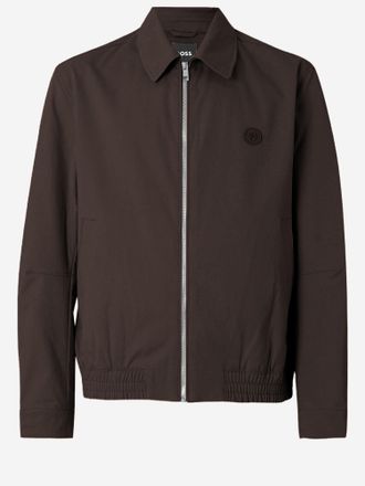 HUGO BOSS stretchkatoenen jack