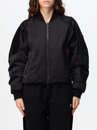 Moose Knuckles Relaxed Fit Polyester Bomber Jacket with Logo Patch