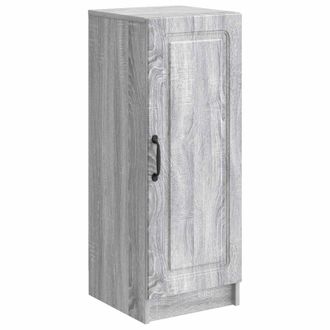 vidaXL Aparador Gris Sonoma 33 X 34,5 X 87 Cm Madera De Ingenier&iacute;a Vidaxl