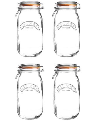 Kilner Kilner Round Clip Top Jars 51Oz