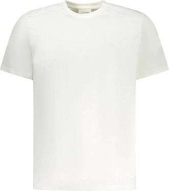 Calvin Klein Cotton T-Shirt - Heren - T-shirts - Wit - L - Katoen - Tops