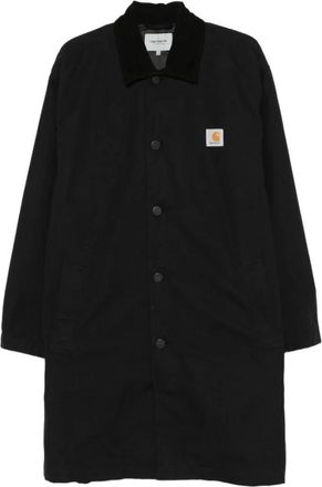 Carhartt Work in Progress Stijlvolle Jas voor Mannen - Heren - Parka Jassen - Zwart - L - Jassen