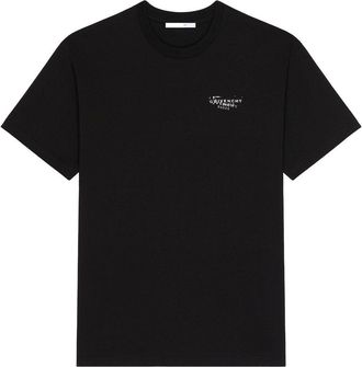 Givenchy T-Shirt In Cotone Con Stampa Givenchy Stamp-Uomo