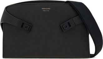 Ferragamo Crossbody Bag - Heren - Schoudertassen - Zwart - ONE Size - Tassen