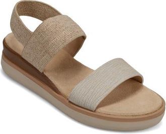 Vaneli Huda Platform Wedge Sandal in Perla at Nordstrom, Size 6.5