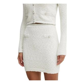 Guess Dames, Rokken, Beige, Maat: M Katoen