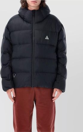 Nike nylon hooded puffer jacket