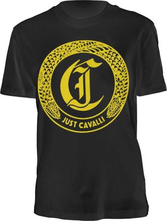 Just Cavalli T-shirts en Polos Zwart - Dames - T-shirts - Zwart - 2XS - Tops