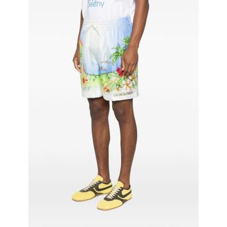 Casablanca Aloha Shorts - White