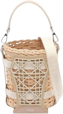 Dior Pre-owned Bucket Bag - Dames - Vintage Tas - Beige - ONE Size - Leer - Vintage